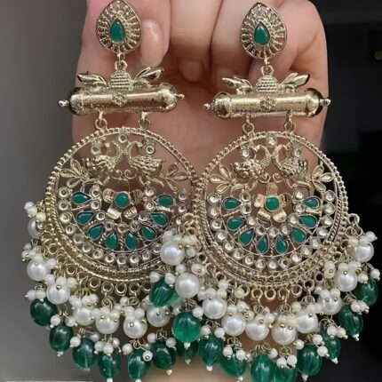 Gold Plated Danglers Earring