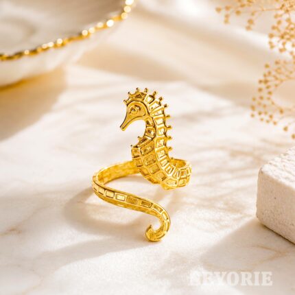 Seahorse Elegance Ring